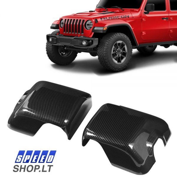 JEEP Wrangler JL Carbon veidrodėlių apdaila